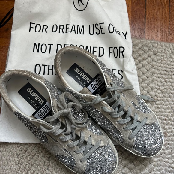 Golden Goose silver glitter sneakers - Picture 2 of 6